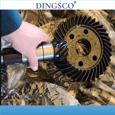 ভারী দায়িত্ব পাওয়ার ট্রান্সমিশন জন্য যথার্থ স্পাইরাল বেভেল গিয়ার সেট